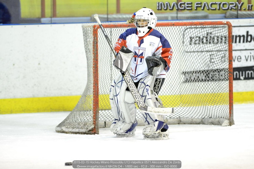 2015-02-15 Hockey Milano Rossoblu U12-Valpellice 0571 Alessandro De Zordo